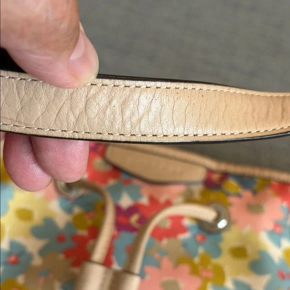 COACH Peyton Floral Print Coated Canvas Bucket Bag 17”x13”x5” - Picture 14 of 17